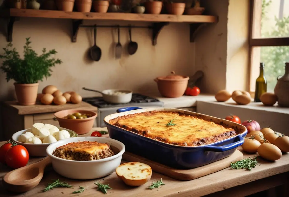 Upptäck det bästa receptet på grekisk moussaka! illustration