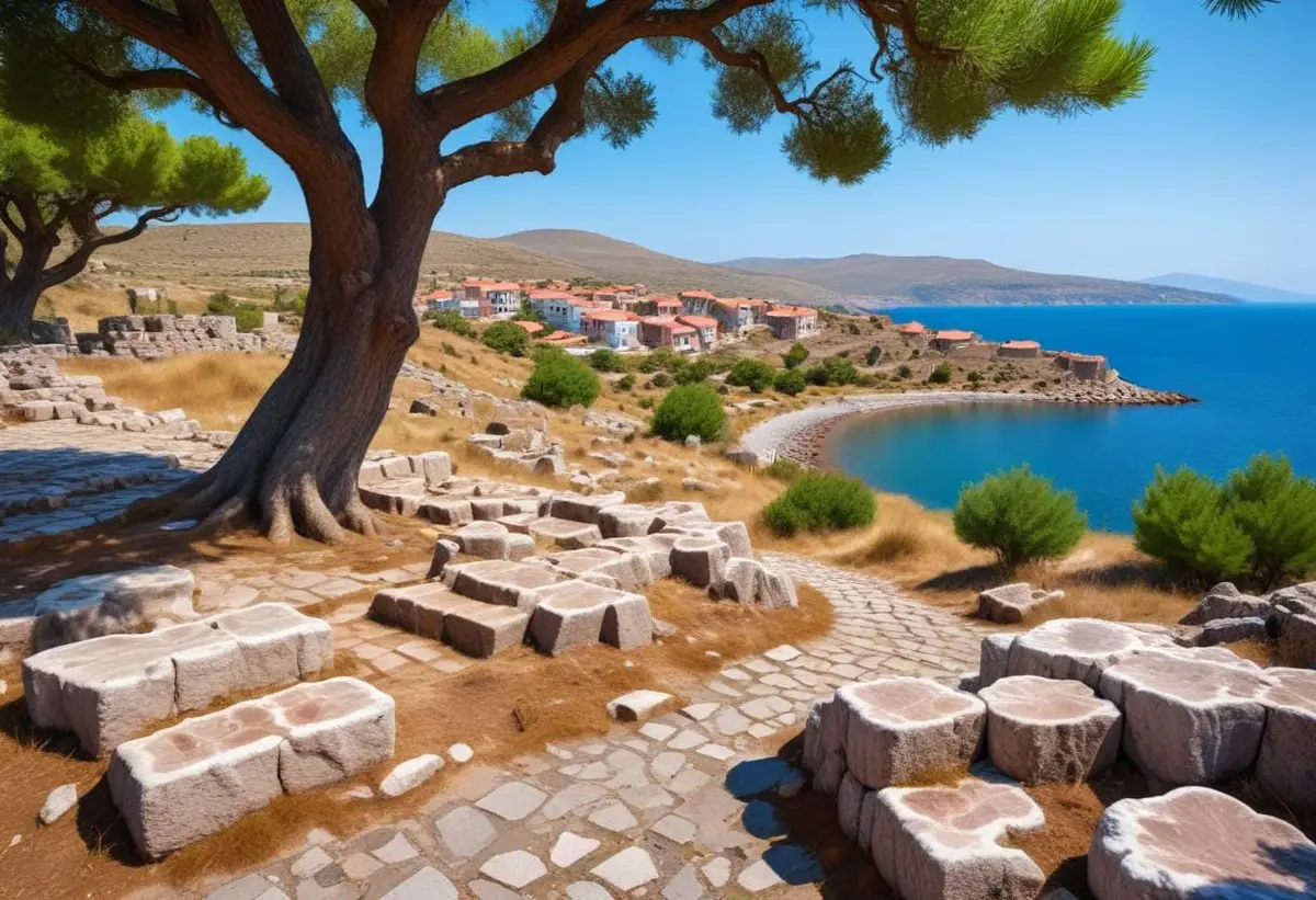 Upptäck Lesbos illustration