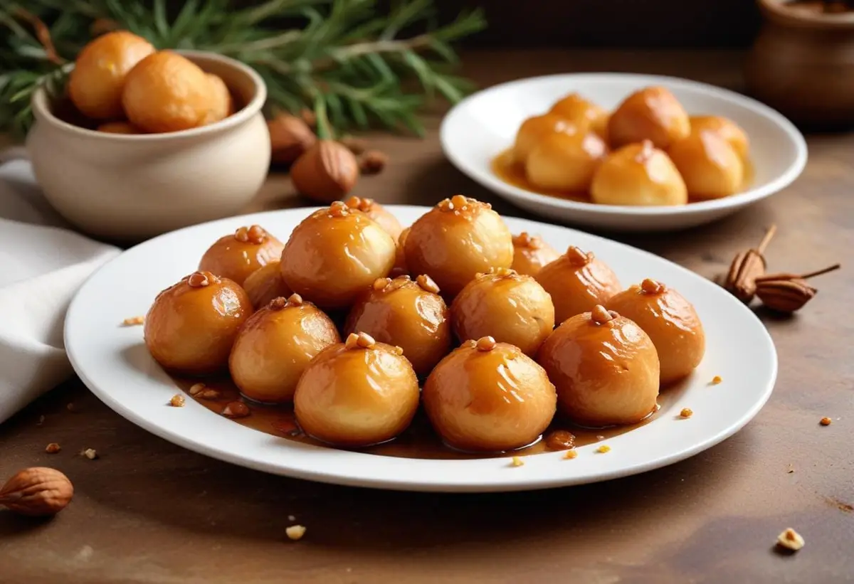 Loukoumades illustration