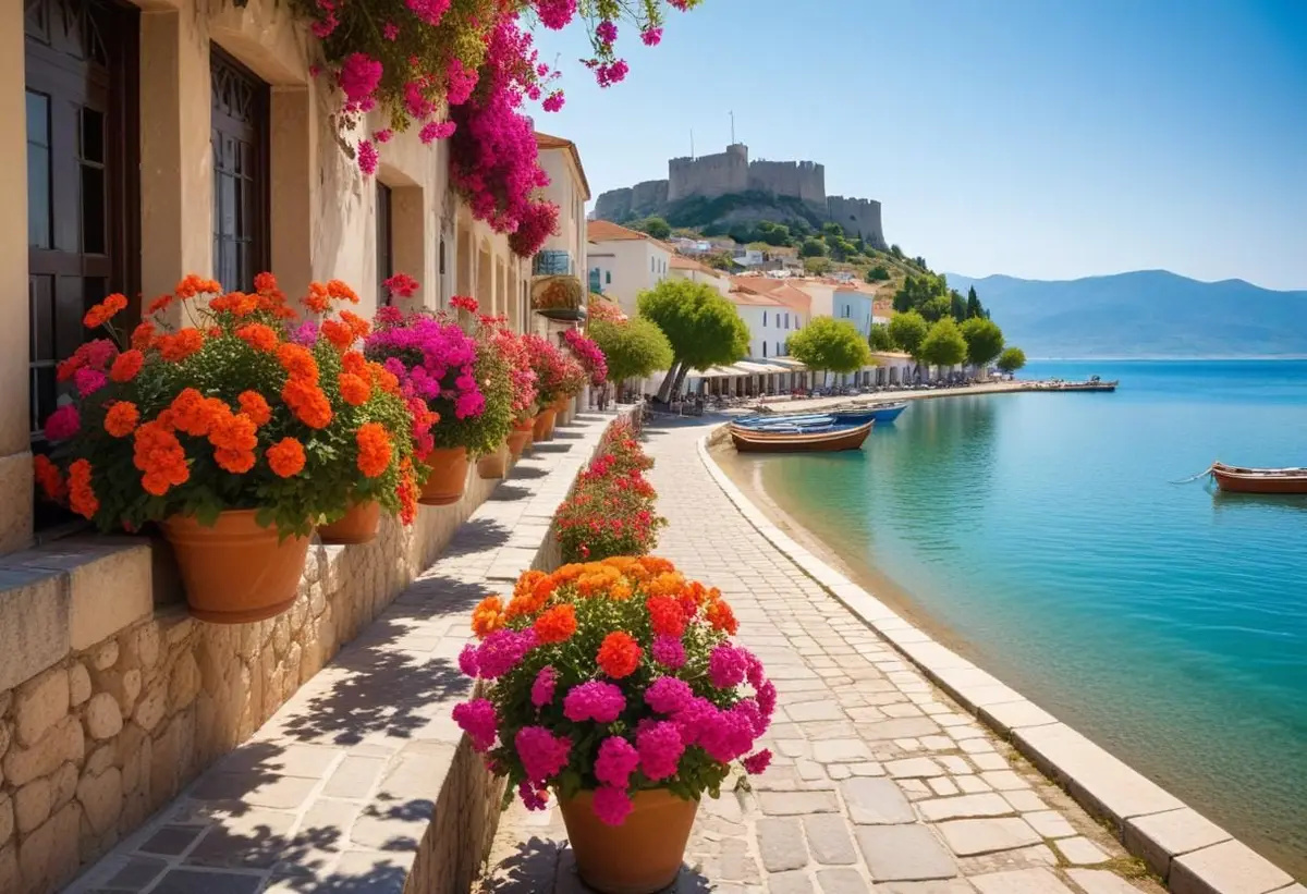 Familjeaktiviteter i Nafplio, Grekland för hela familjen illustration