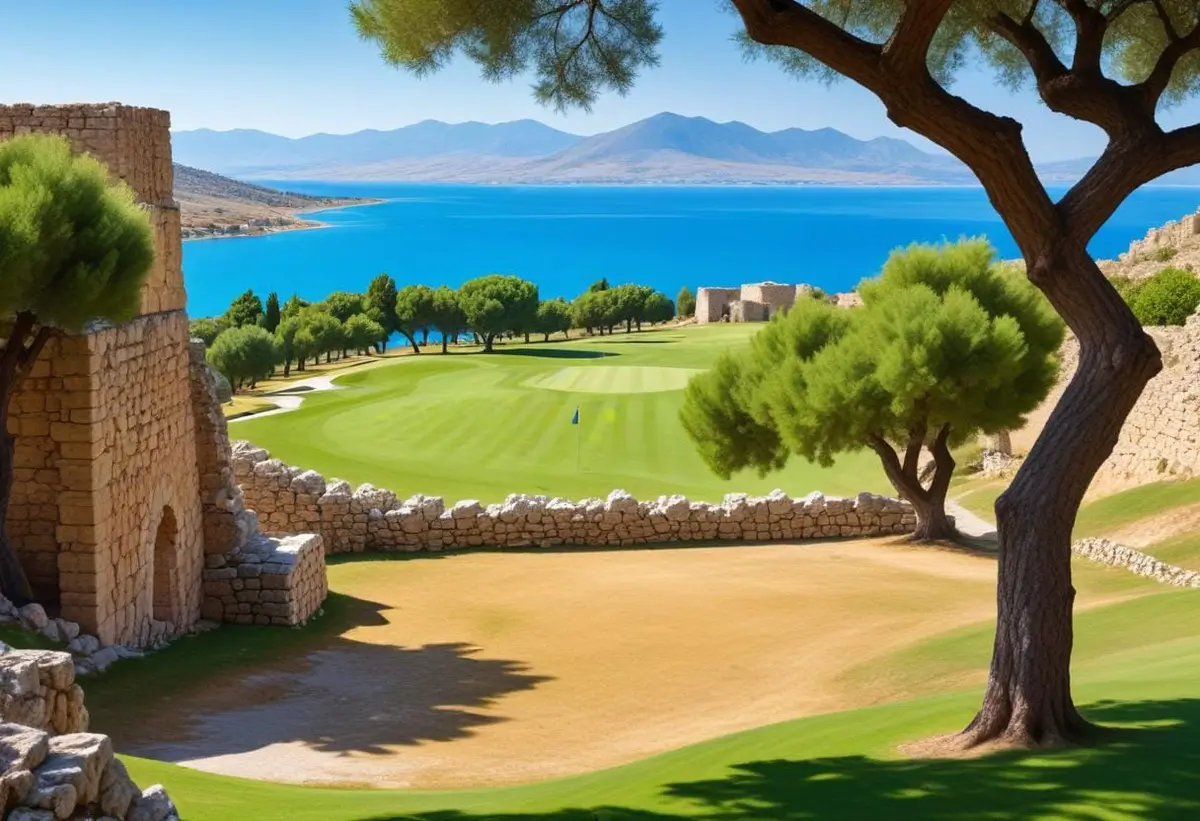 Golfresor Nafplio illustration