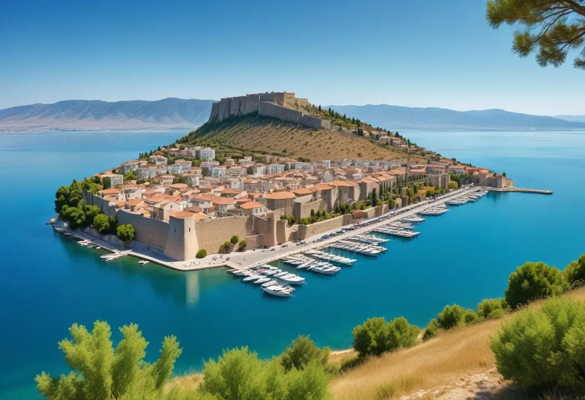 Hyra bil Nafplio — enkelt, billigt och roligt att utforska Grekland illustration
