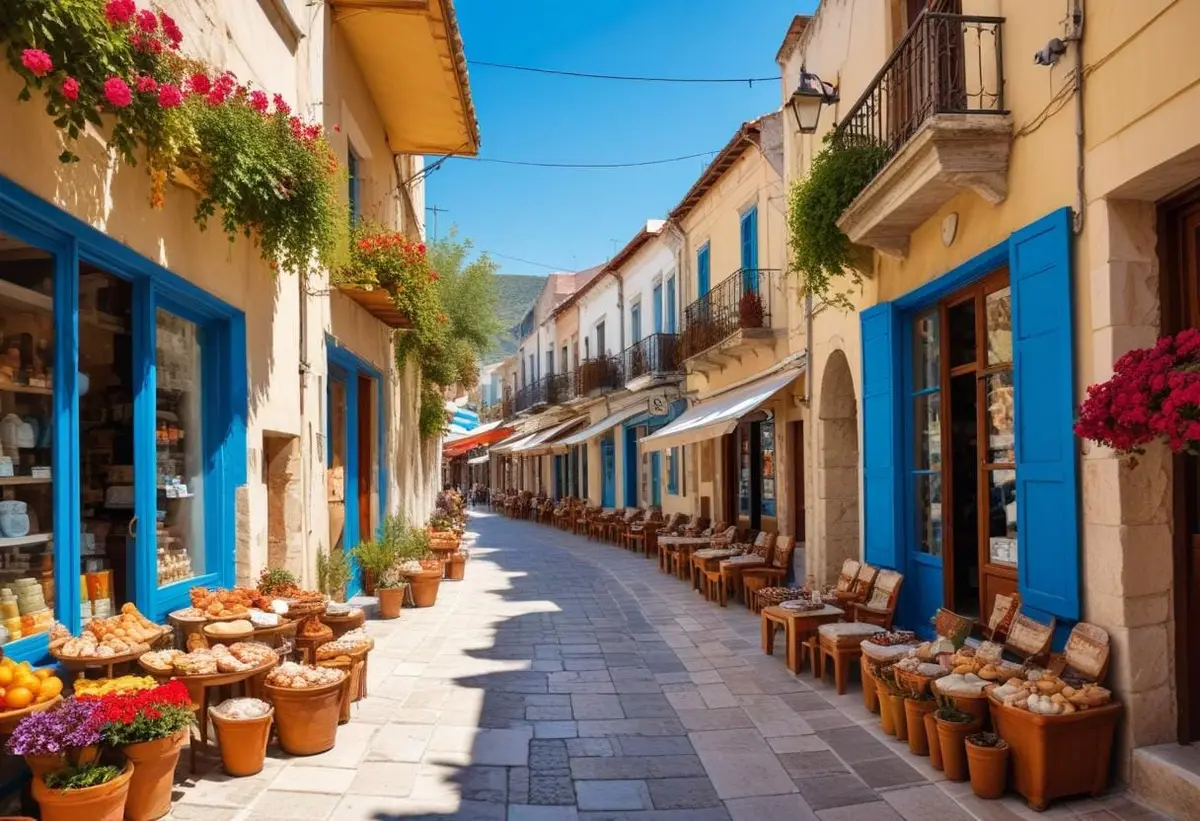 Shopping Nafplio – upptäck charmiga butiker i Grekland illustration