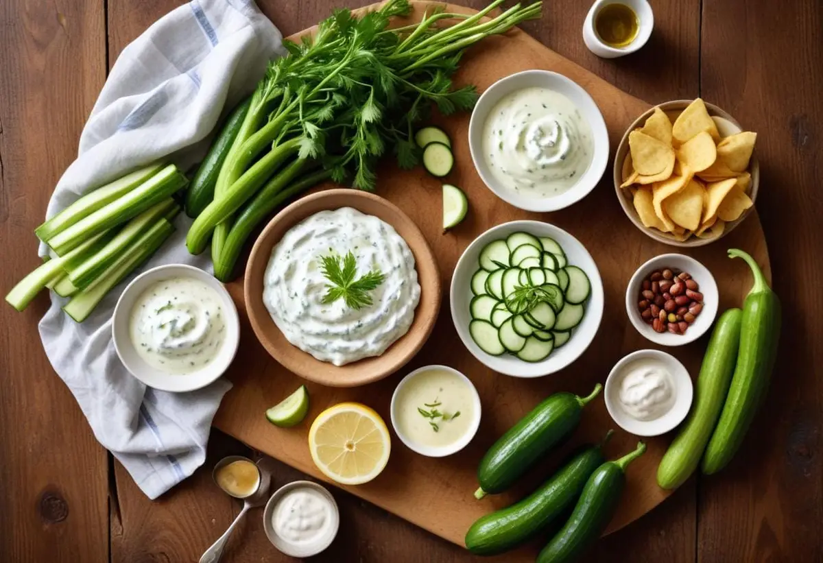 Tzatziki original recept – en fräsch smakupplevelse! illustration